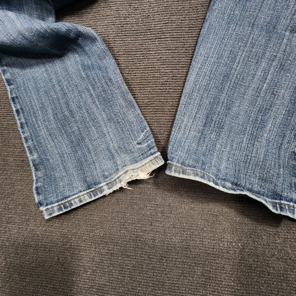 Miss Me Bootcut Jeans Women 27 Blue Embellished Pocket JP4556B Y2K